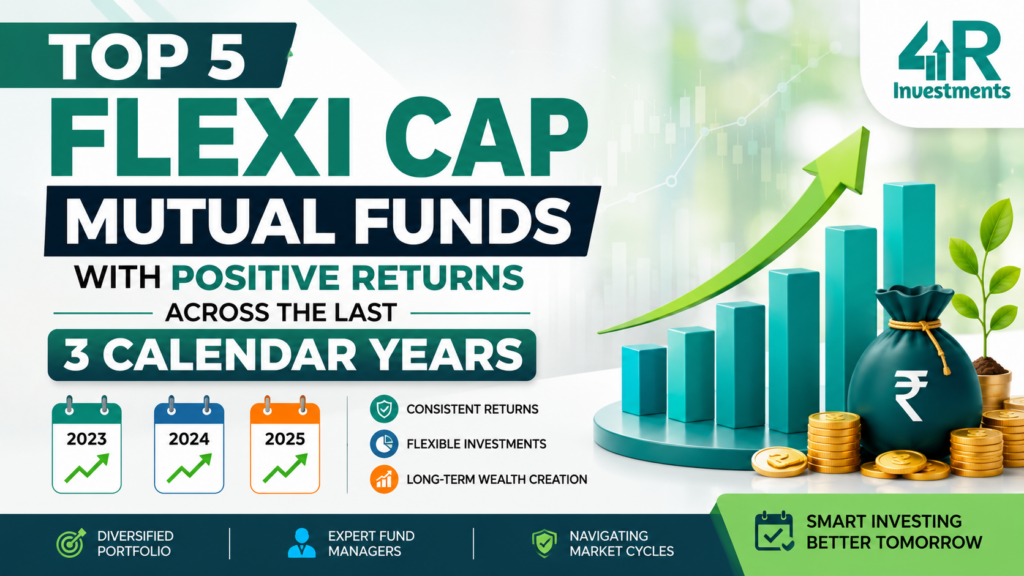 Top 5 Flexi Cap Mutual Funds with Positive Returns Across 2023, 2024 and 2025