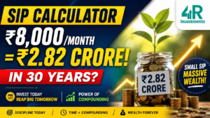 ₹8,000 SIP for 30 Years growing to ₹2.82 Crore with the power of compounding