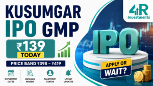 Kusumgar IPO GMP Today: Price Band, Review & Dates
