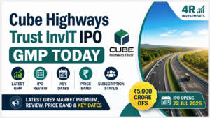 Cube Highways Trust InvIT IPO GMP Today